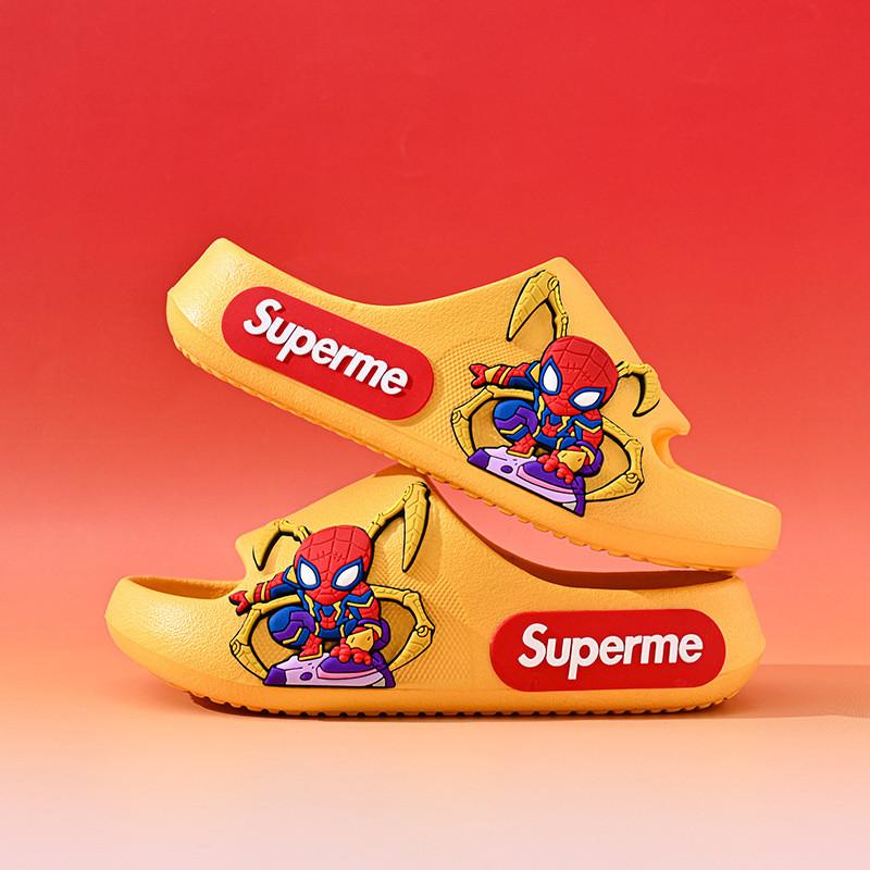 Jungen Bequeme Spider-Man Themen Indoor Rutschfeste Weiche Sohle Slipper Sandalen für Sommer