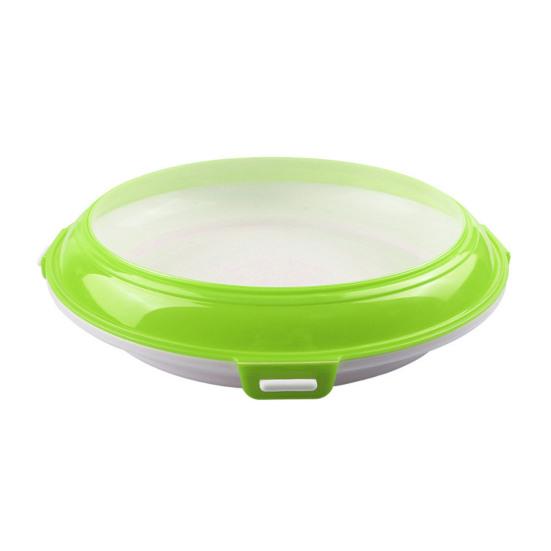 Matkonserveringsbrett Stabelbar Kjøleskapsoppbevaringsbeholder Gjenbrukbart Kjøkkenmatoppbevaringsbrett Vakuumforseglet Matbeholder