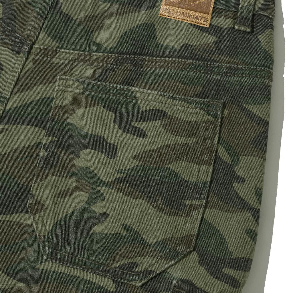 FILLUMINATE Military Cargo Shorts - Khaki