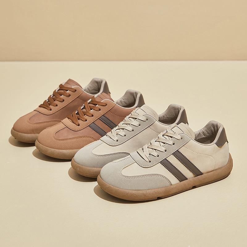 Women's Shoes New Fashion Casual Shoes College Style Wide Toe Soft Comfortable Flat Shoes Outdoor Casual Sports Shoes