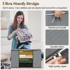 Clothes Storage Bag with Reinforced Handles Zipper Close Large Capacity Blanket Bed Sheets Organizer Foldable Storage Bin
