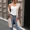 YYFS Women's Fashion Casual Fall Winter Colour Block Print Long Sleeve Sweaters