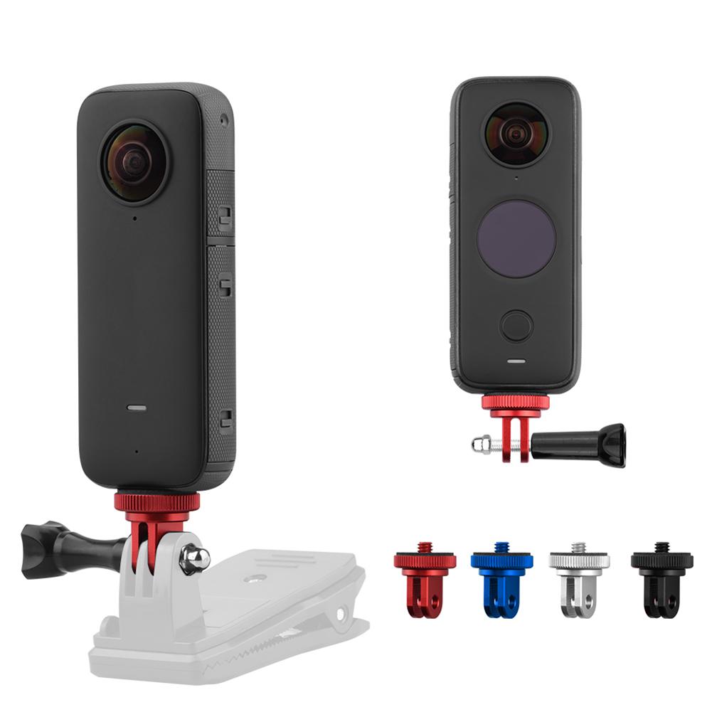 Tripod Selfie Stick Screw Adapter Stand Mount Sports Camera Accessories Action Camera Mount for Insta360 ONE X2/X CNC