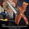 3PCS Stainless Steel Kitchen Knife Forged Boning Knife Professional Chef Knife Handmade Meat Cleaver Butcher Knife