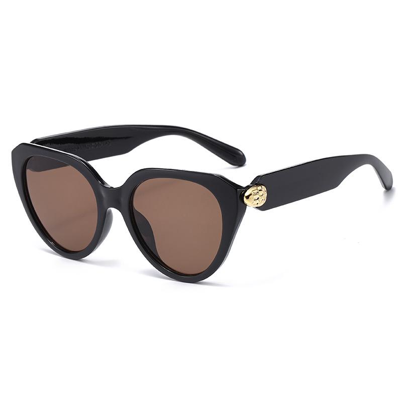 2026 Snake Head Cat Eye Women's Sunglasses: European & American High-End Style with Sun Protection