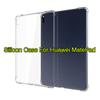Silikonové pouzdro pro Huawei MatePad T8 T5 T3 10 9,6 M3 M5 Lite 8,0 8,4 10,1 10,4 10,8 Průhledné pouzdro Měkký zadní kryt tabletu TPU