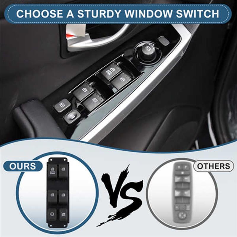 ABLZ-For Ssangyong Korando 2013-2015 Front Left Power Window Control Switch 8581134000 Car Replacement Part