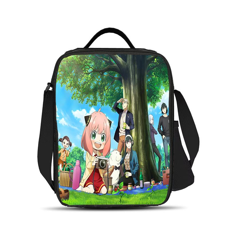 SPY×FAMILY IJszak Lunchtas Veelzijdig Cartoon Grote Capaciteit Sterke Prestaties Beste Cadeau voor Jongens en Meisjes School Verjaardag