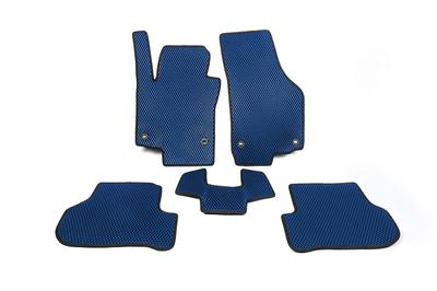 Esteras de goma EVA (Azul) Para Volkswagen Golf 6