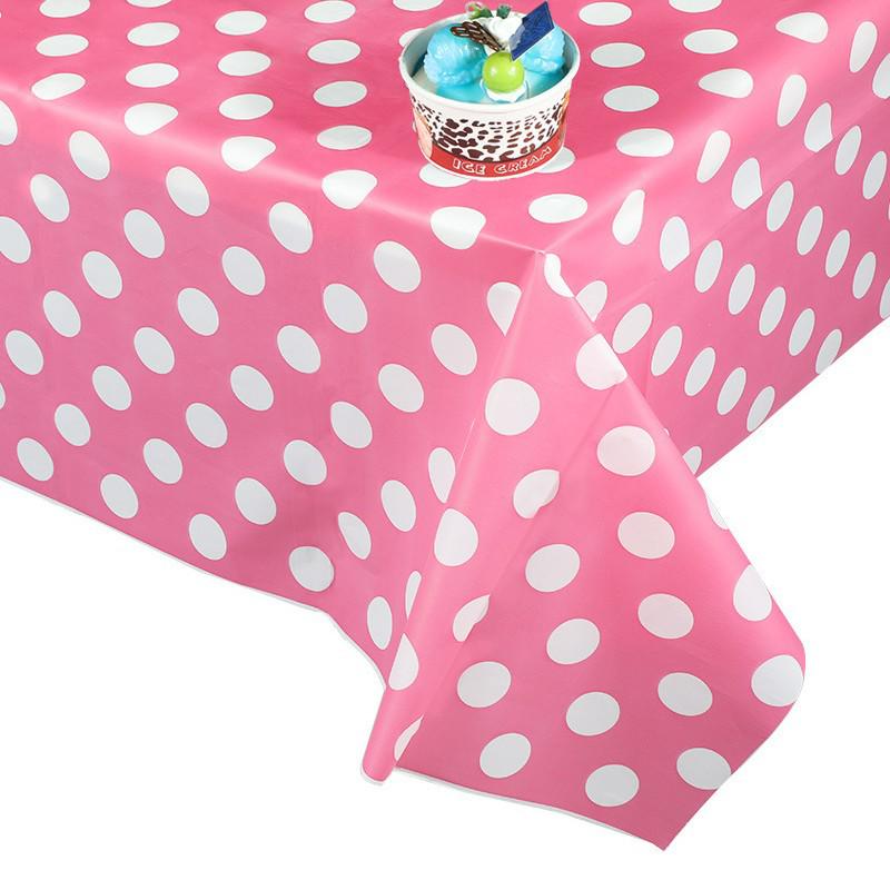 Disposable PEVA Cartoon Balloon Tablecloth - Oil-Proof, Thickened for Birthdays & Kindergarten Parties