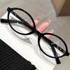 Damskie Okulary Owalne Retro Y2K Mała Oprawka Okulary Blokujące Niebieskie Światło Okulary do Czytania na Komputerze Damskie Okulary Optyczne