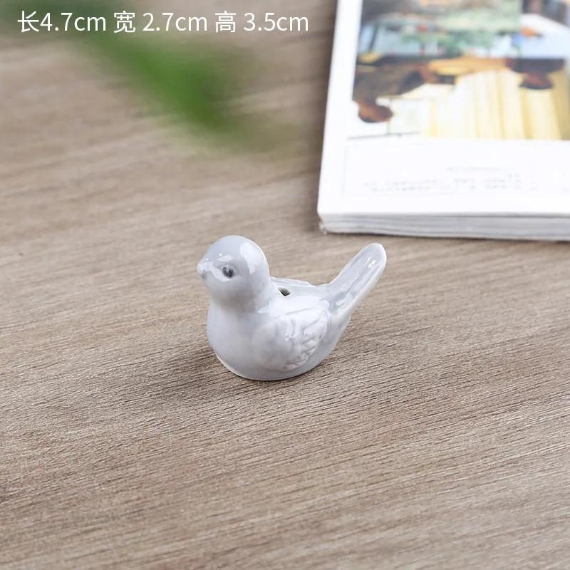 Cute mandarin duck Curled Incense Burner Stick Holder Ceramic Censer Plate Home Fragrance Incense base Ornaments Decoration
