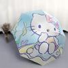 1pc Hello Kitty Underwater Adventure Automatic Opening/Closing Umbrella - Portable Three-Fold Design with 8-Bone Iron Frame, Outdoor, Gift for Fans, T