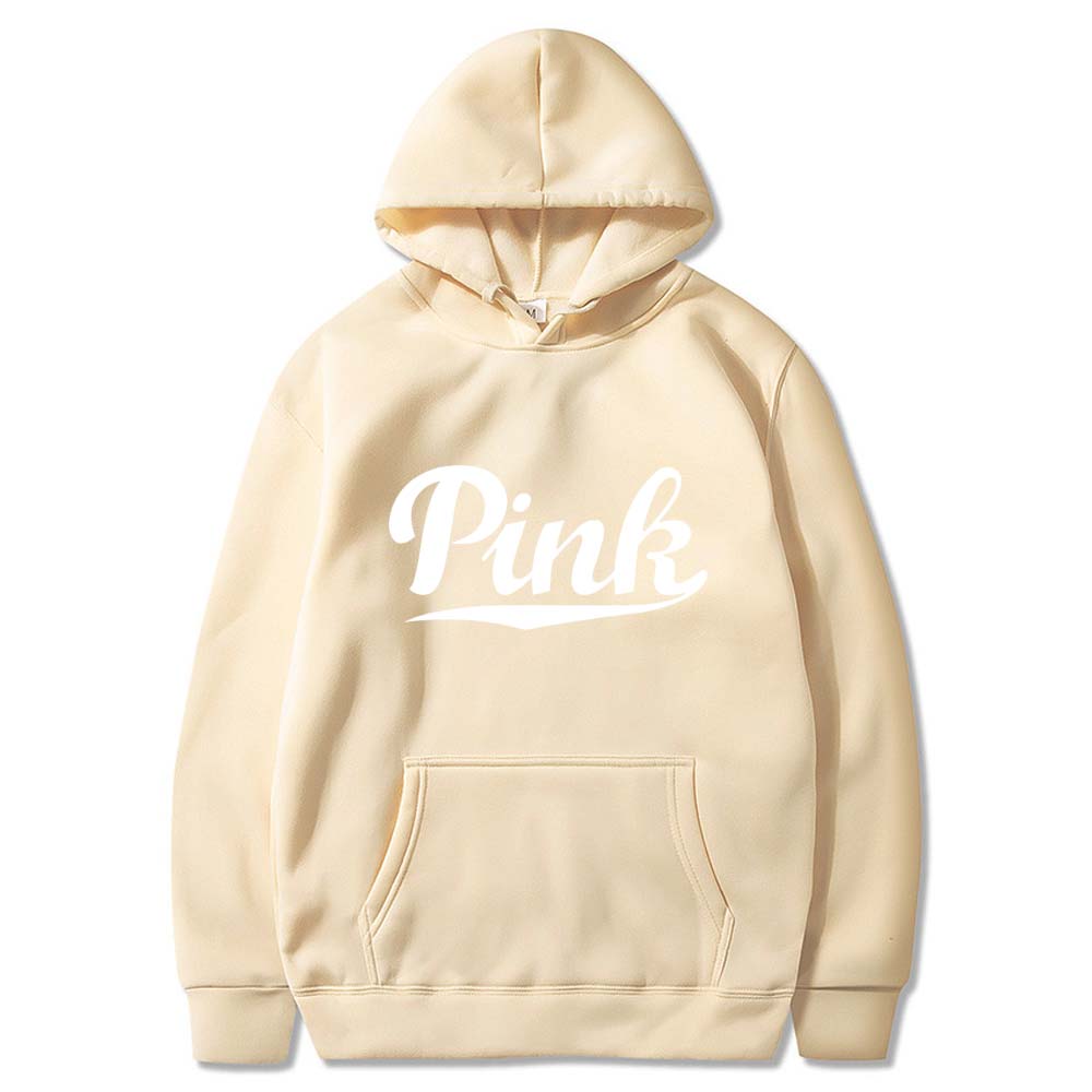 Harajuku Retro Letter Fleece Mens and Mens Hooded Sweatshirts Oversized Casual Pullover Loose Hoodies