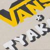 Vans Artist Collaboration Abstract Letter Print Round Neck Long Sleeve T-Shirt Unisex Tops Oatmeal VN0A7TPX2N1