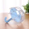 12Pcs Mini Plastic Umbrella Shaped Candy Container for Wedding Birthday Party Favors Baby Shower Decoration Gift Candy Boxes