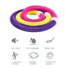 Cerchio Hula Hoop Morbido Ponderato con Molla Amico della Vita Pieghevole per Fitness Portatile Palestra Domestica Uomini Donne Adulti Corpo Vita Dimagrante Attrezzatura per Esercizio