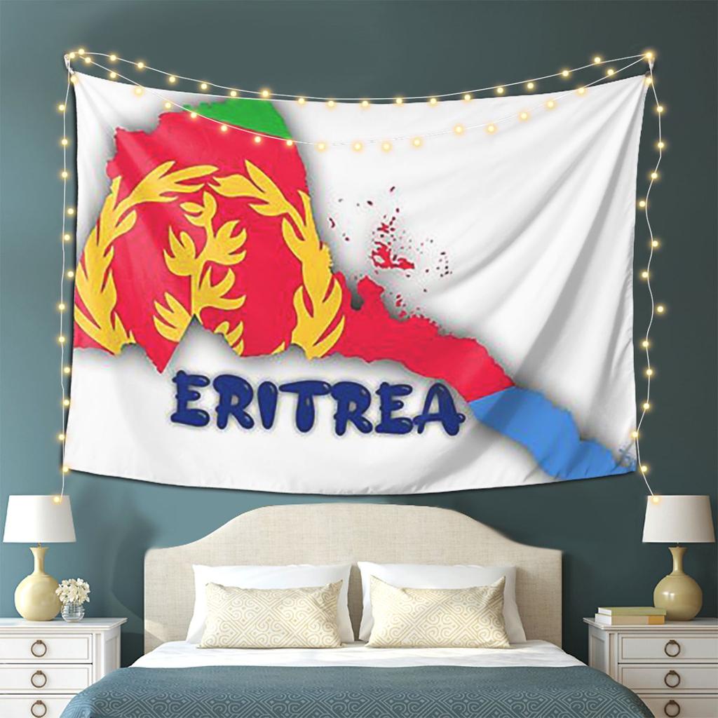 Flag Of Eritrea Tapestry Wall Hanging Aesthetic Home Decor Tapestries for Dorm Room