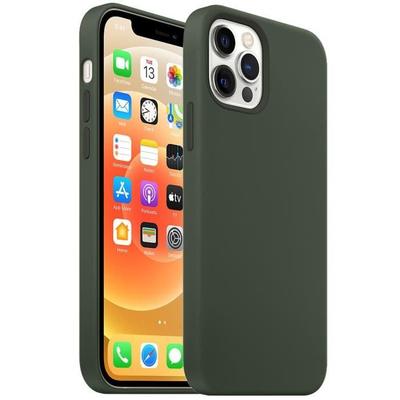 Ultra Slim Silicone Case For iPhone 13 Pro Max (6.7 ") Night Green E.F.Connection