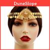 Elegant Simulation Crystal Decoration Gold Women Headwear With Tassel Design For Wedding And Gift