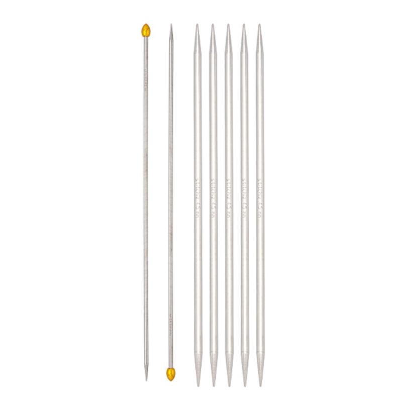 Rostfreie gerade Stricknadel zum Stricken Doppelspitzstricknadel