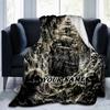 1PC Custom Name Skeletal Ship Adventure flannel blanket versatile,all-season throw suitable for the living room,bedroom,camping,travel,and gift