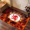 Tappeto in Velluto di Cristallo con Stampa del Middlesbrough Football Club, Comodo Assorbente d'Acqua Antiscivolo Tappeto per Pavimenti Interni