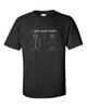 Ich stehe hinter dir Strichmännchen Herren T-Shirt 106