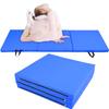 Sports Folding Gym Exercise Workout Training Child Gymnastics Dance Fitness Yoga Mat(Blue)