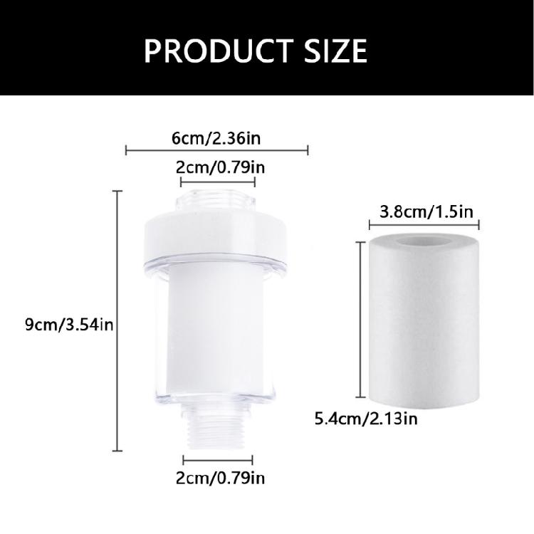 High Performances Showerhead Filter Skin Protections Shower Filter ABS for Reducing Chlorine & Heavy Metals in Water