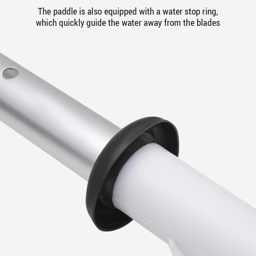 Four Sections Detachable Adjustable Kayak Paddles Aluminum Alloy Shaft Paddle Double Head Paddle