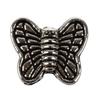 30pcs Tibetan Silver Butterfly Spacer Charm Beads 10mm