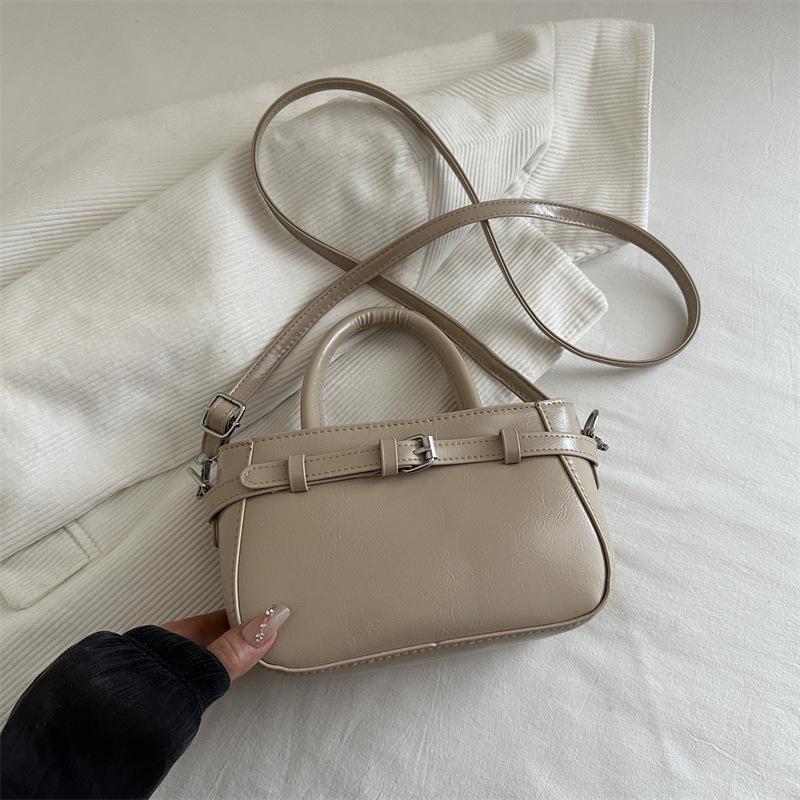 High-end Niche Handbag For Women Trendy Crossbody Shoulder Bag Buckle Design Pu Leather Commut Bag Elegant Versatile Daily Purse