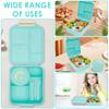 1700 ML Bento Lunch Box Children Lunch Box with Soup Jar Spoon and Forks Leak-proof Food Container for Students Workers Children