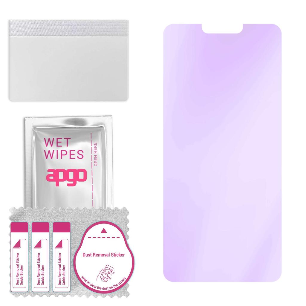 apgo Anti-Blue 9H Hybrid Protective Glass Compatible with Oppo A5 (AX5), Flexible Nano Glass, Great Replacement for Tempered Glass, Scratch-resistant,