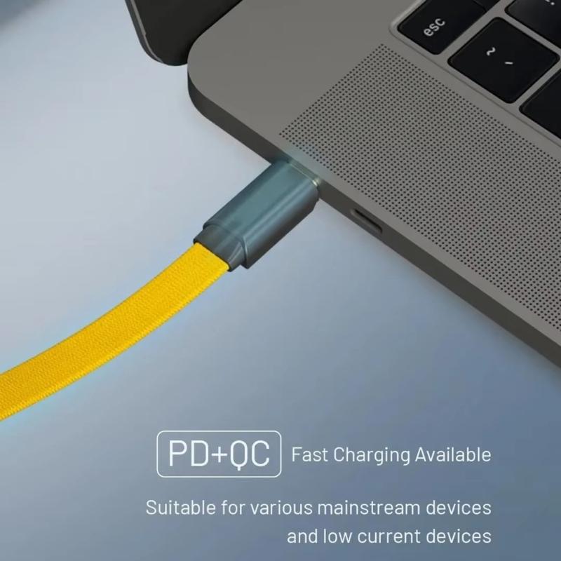 Fast Speed 60W Magnetic USB C Charging Cable Power Cord for Quick Device Charging and Secure Connection