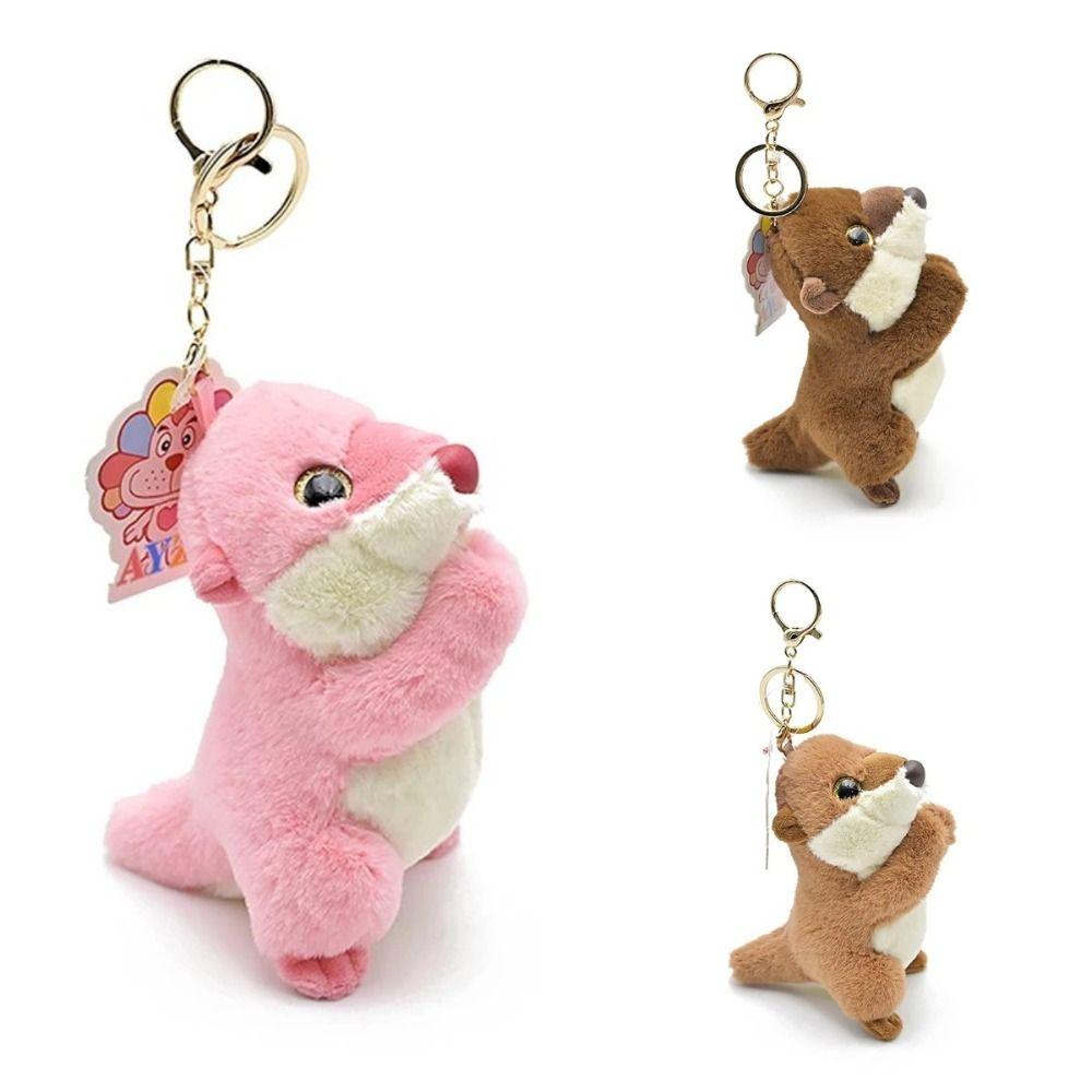 

Stuffed Cotton Otters Plush Pendant 11cm Animal Little Otter Doll Couple