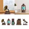 Collectible Sculpture Resin Figurine Desk Decoration Figure Vintage Style Statue Retro Style Ornament for Farmhouse Shelf