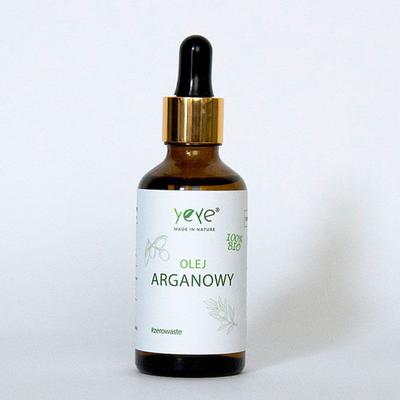 Organic Argan Oil, Cold Pressed, Unrefined, 50ml, Yeye Made In Nature