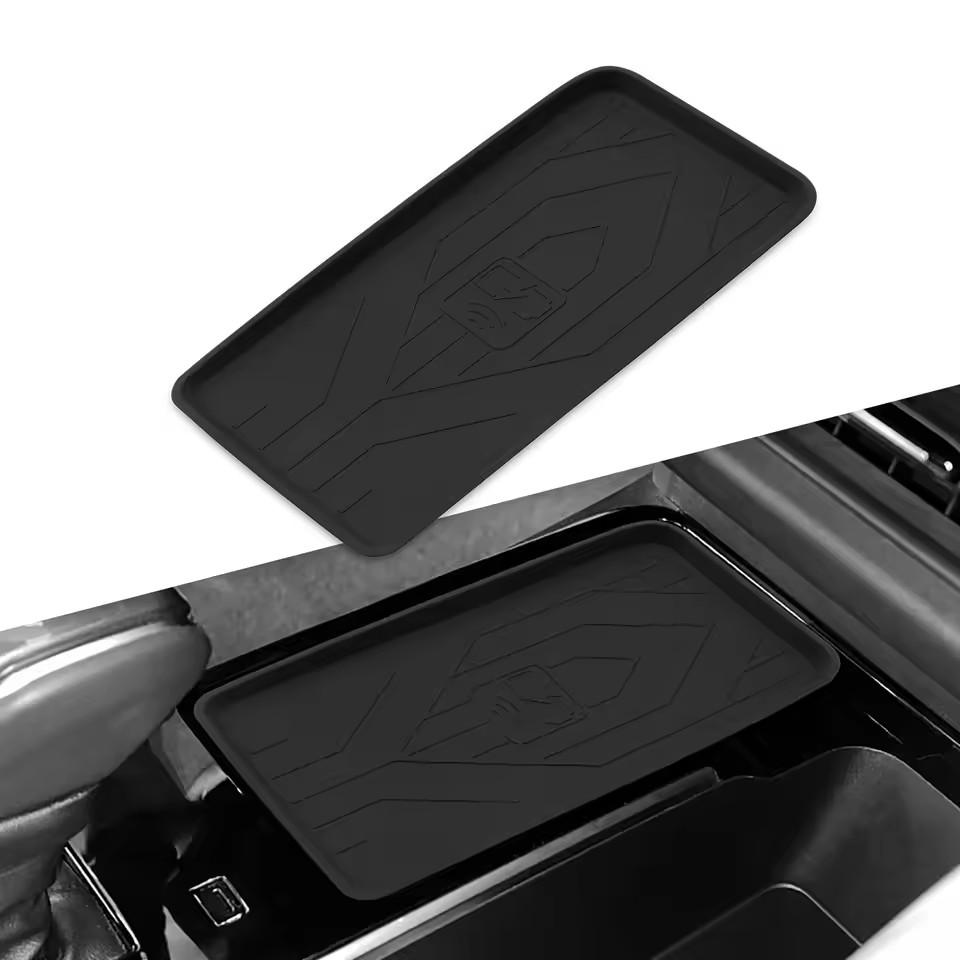 

для Toyota Camry 9-го покоління 2025 Бездротова зарядка Антиковзка захисна килимок для телефону Аксесуари для інтер єру автомобіля Чорний (Тільки Пад)