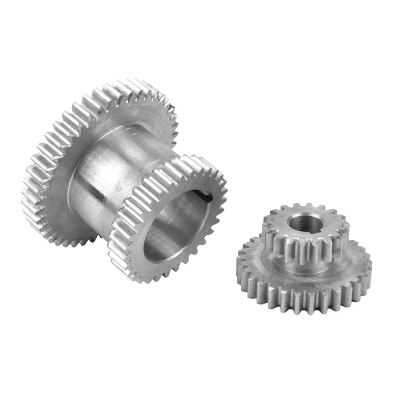 2pcs High&low Metal Transmission Gear SIEG C2&C3-014G/024G JET BD-6 Metal Lathe Main Shaft Duplicate Double Gear