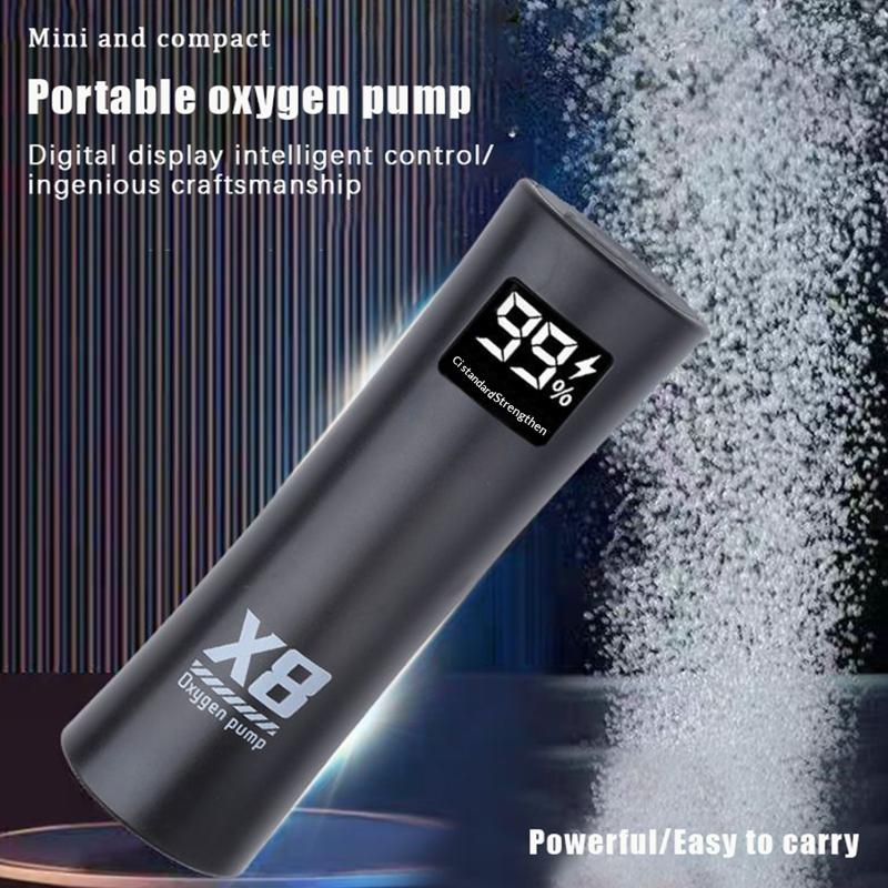 Tragbare Mini-Sauerstoffpumpe Outdoor Tragbar USB Wiederaufladbar Belüfter Sauerstoff-Luftpumpe Für Angeln Aquarium