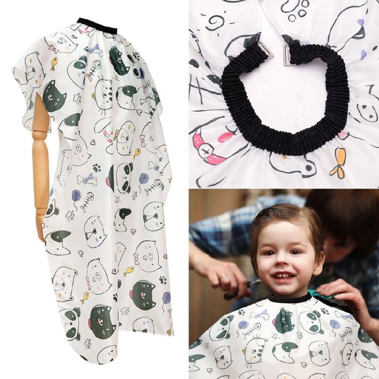 Tierdruck Friseurumhang für Kinder Kinderhaarschnittumhang, Perfekt für Haarschnitte zu Hause