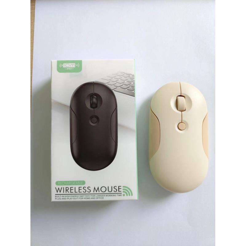 Cobblestone Dual-Mode Silent Bluetooth Mouse with 2.4G & Logo Printing