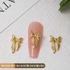Alloy Nail Art Rivets,3D Bows Nail Art Charms Nail Art Decals Bows Nail Rhinestones Nail Art Supplies for Women Girls