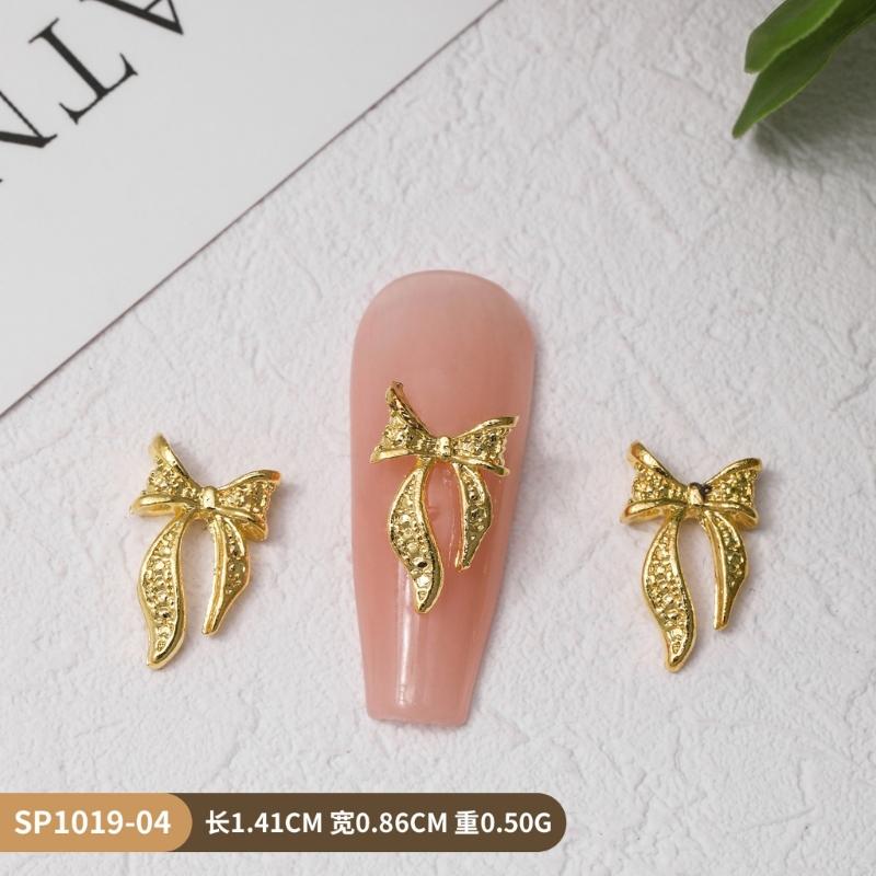 Alloy Nail Art Rivets,3D Bows Nail Art Charms Nail Art Decals Bows Nail Rhinestones Nail Art Supplies for Women Girls