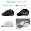 Frühling Sommer Herren Netz Newsboy Caps Lässig Atmungsaktiv Outdoor Retro Barett Mütze Golfmütze Mode Einfarbig Flache Kappen Damen