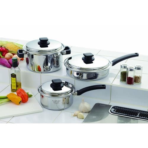 Vita Craft Arizona 24cm Silver Saucepan with Recipe Included, 8547