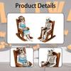 2x Skelettfiguren Dekorative Statuen Halloween Dekoration Schreibtischornamente für Bücherregal Tisch
