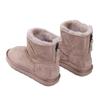 Winter Sheepskin and Fur Integrated Snow Boots Women's Thick-soled Non-slip Velvet Thickened Warm Large Cotton Shoes Short Boots